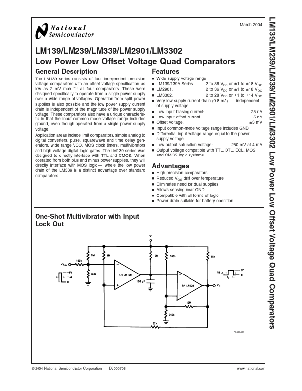 LM3302 National Semiconductor