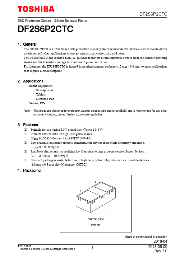 DF2S6P2CTC Toshiba