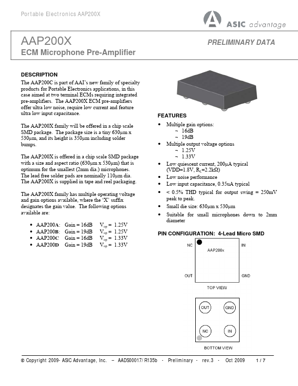 AAP200C ASIC