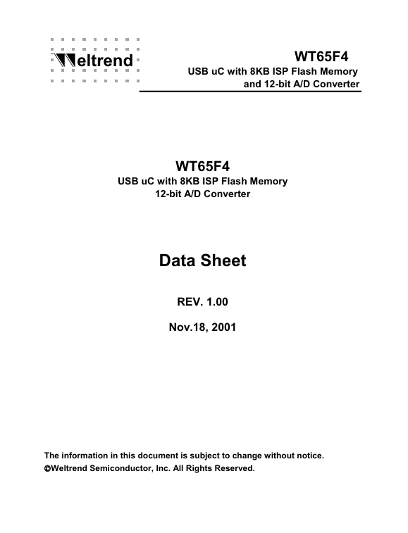 <?=WT65F4-S28?> डेटा पत्रक पीडीएफ
