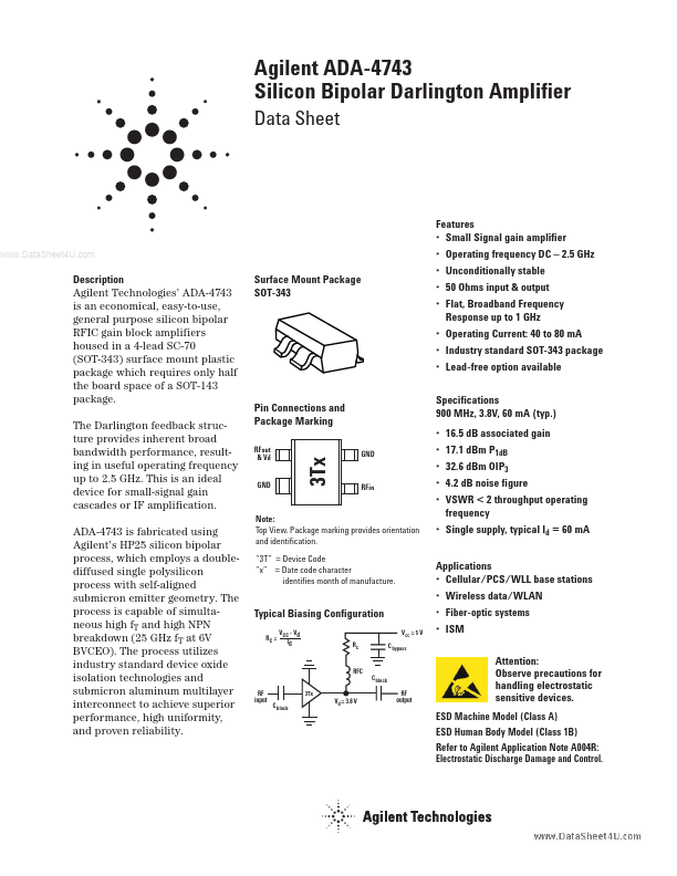 ADA-4743 Hewlett-Packard