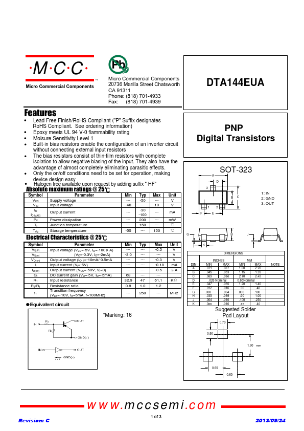 DTA144EUA