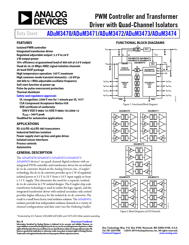 ADuM3472 Analog Devices