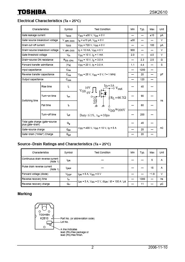 2SK2610