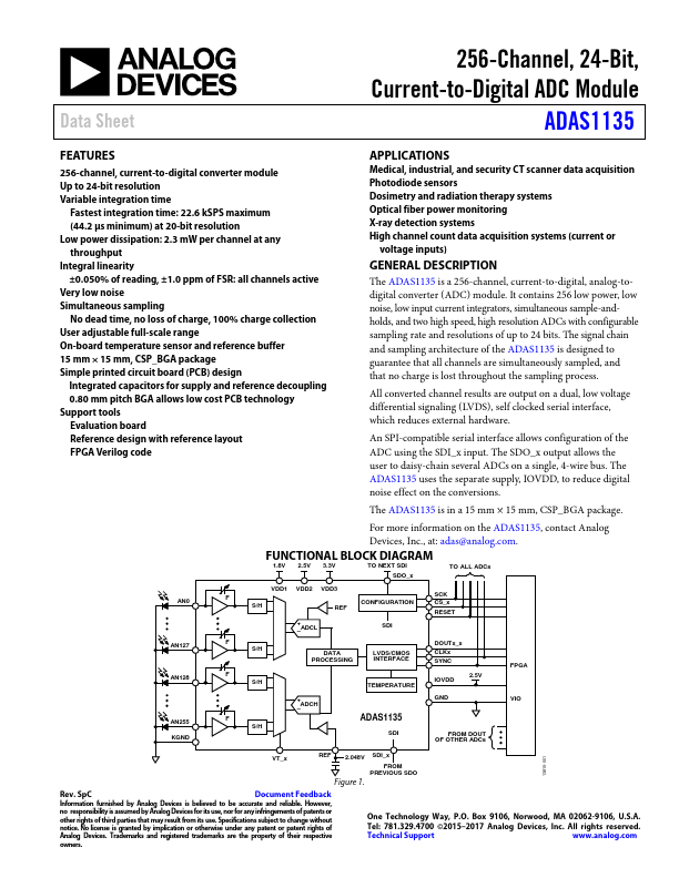 ADAS1135 Analog Devices