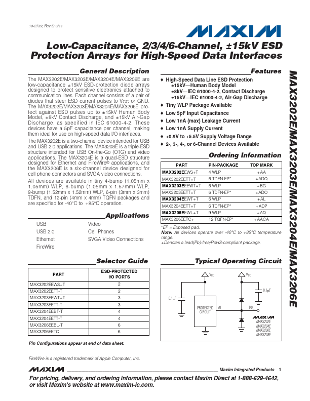 MAX3203E Maxim Integrated