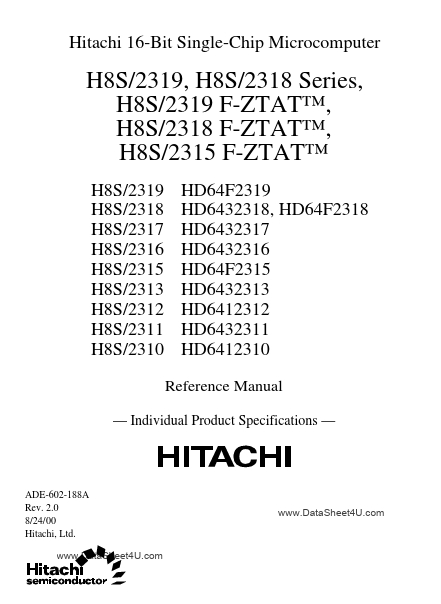 H8S2318 Hitachi