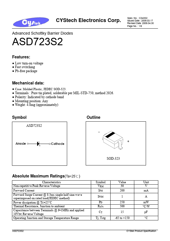 <?=ASD723S2?> डेटा पत्रक पीडीएफ