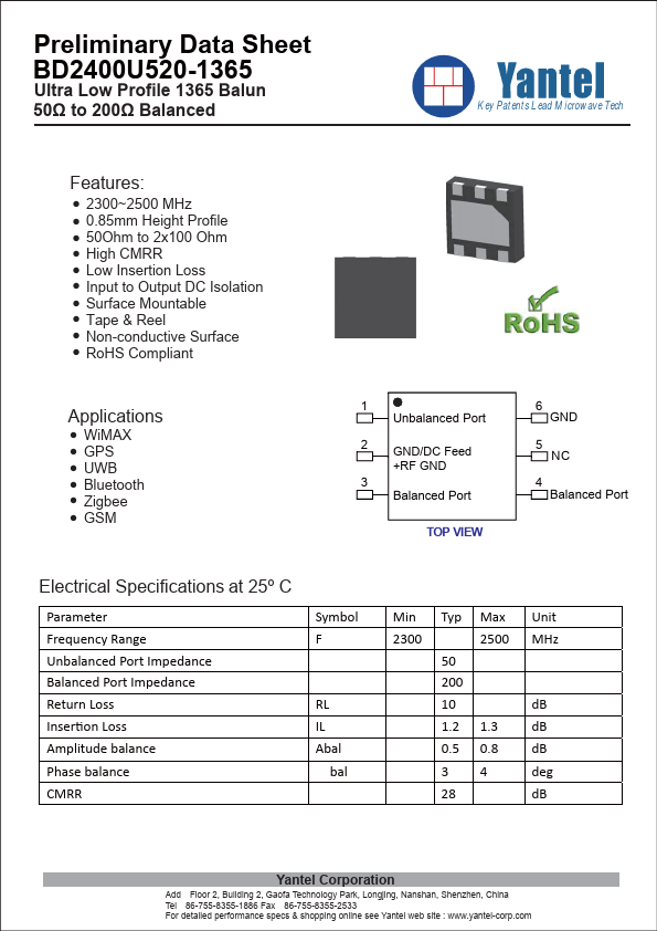 BD2400U520-1365 Yantel