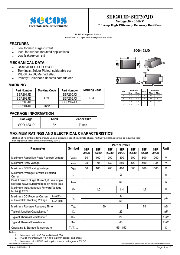 SEF206JD