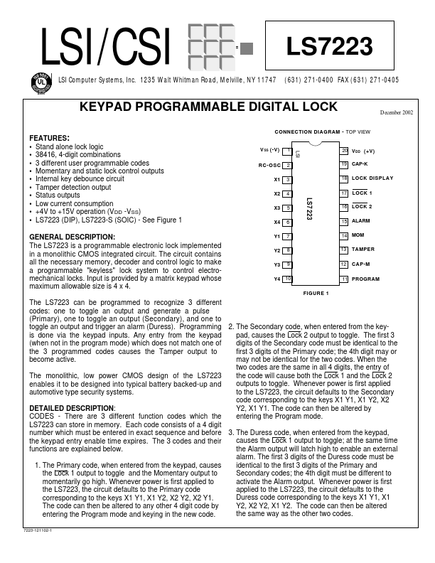 LS7223 LSI Computer Systems