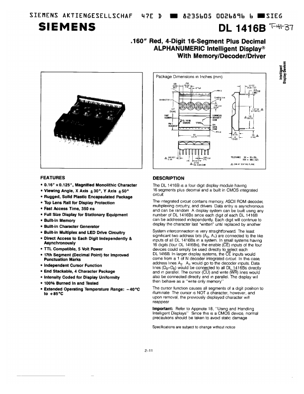 DL1416B Siemens Group