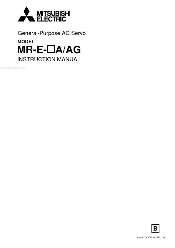 <?=MR-E-40AG?> डेटा पत्रक पीडीएफ