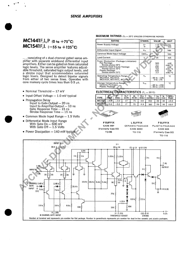 <?=MC1441P?> डेटा पत्रक पीडीएफ