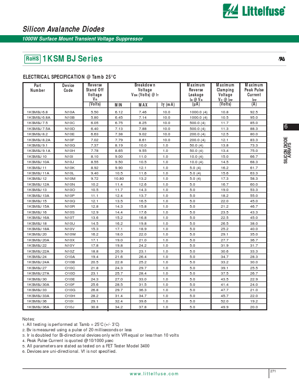 1KSMBJ11A