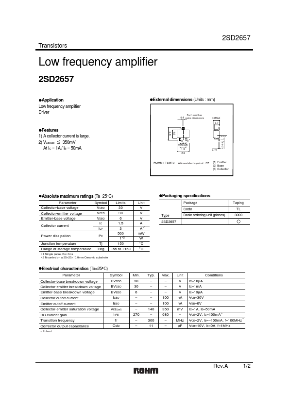 2SD2657 Rohm