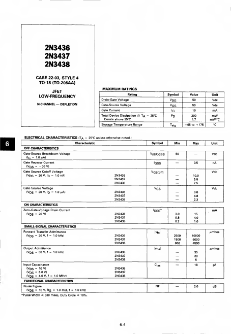 2N3436 Motorola