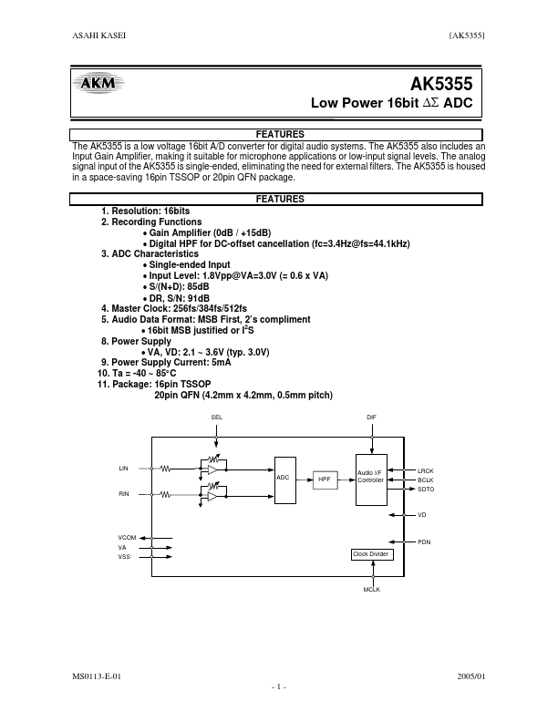 AK5355