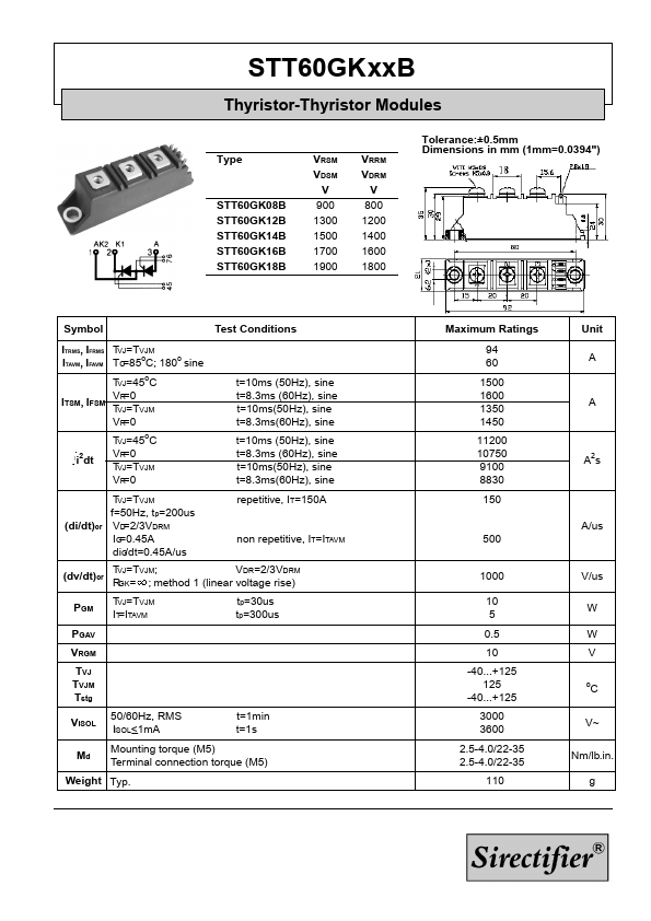 <?=STT60GK18B?> डेटा पत्रक पीडीएफ