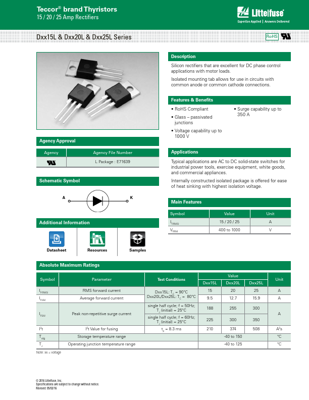 D6020L Littelfuse