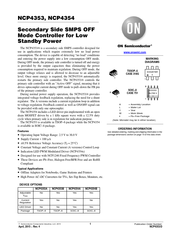 NCP4353A ON Semiconductor