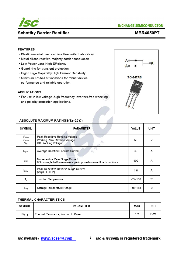 MBR4050PT