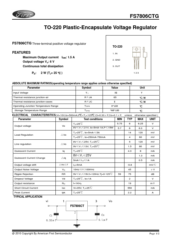 <?=FS7806CTG?> डेटा पत्रक पीडीएफ