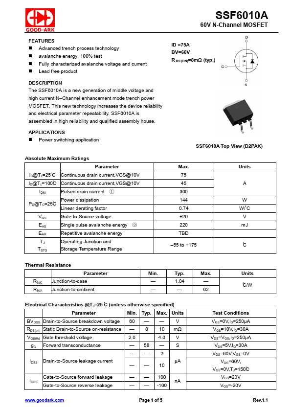 SSF6010A