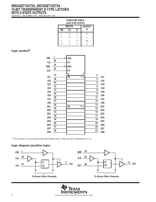 SN54ABT16373A