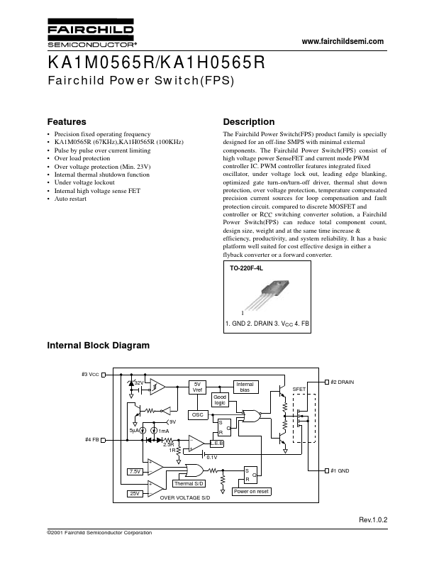 1H0565R Fairchild Semiconductor