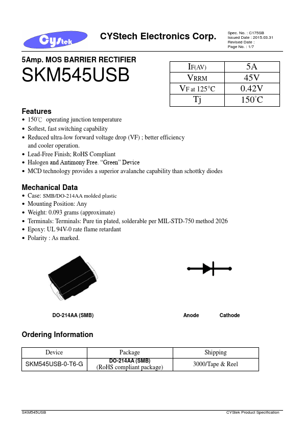 <?=SKM545USB?> डेटा पत्रक पीडीएफ