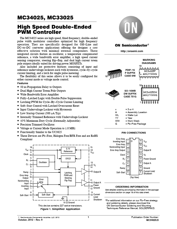MC34025 ON Semiconductor