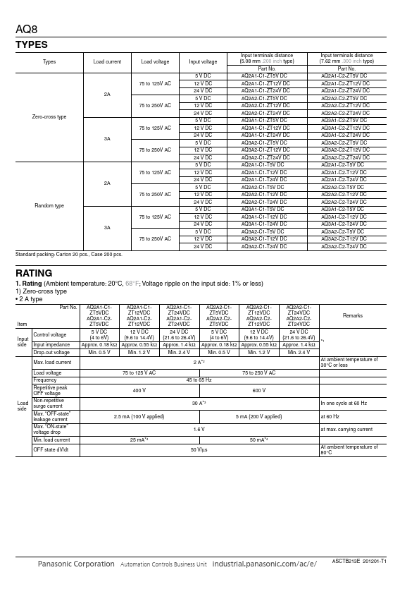 AQ3A2-C2-T12VDC