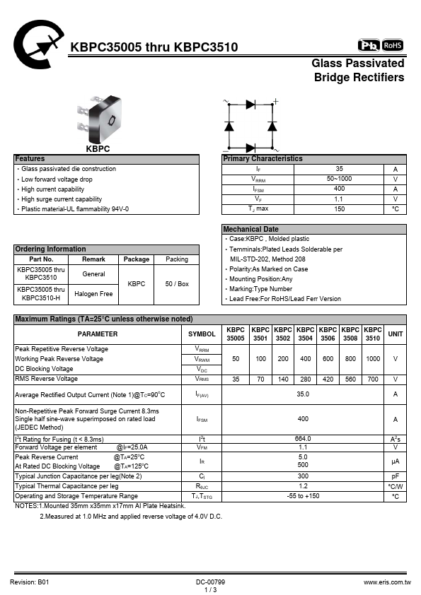 KBPC3501 Eris