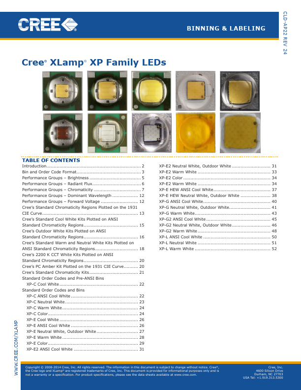 XPLAWT-00-0000-000HU50Z6 Cree