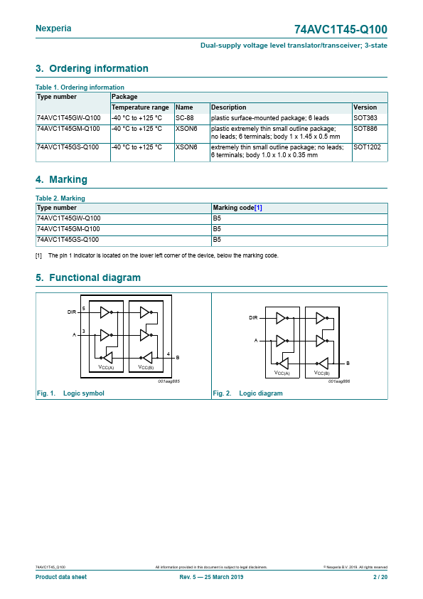 74AVC1T45-Q100