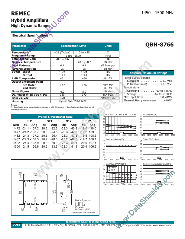 QBH-8766 REMEC