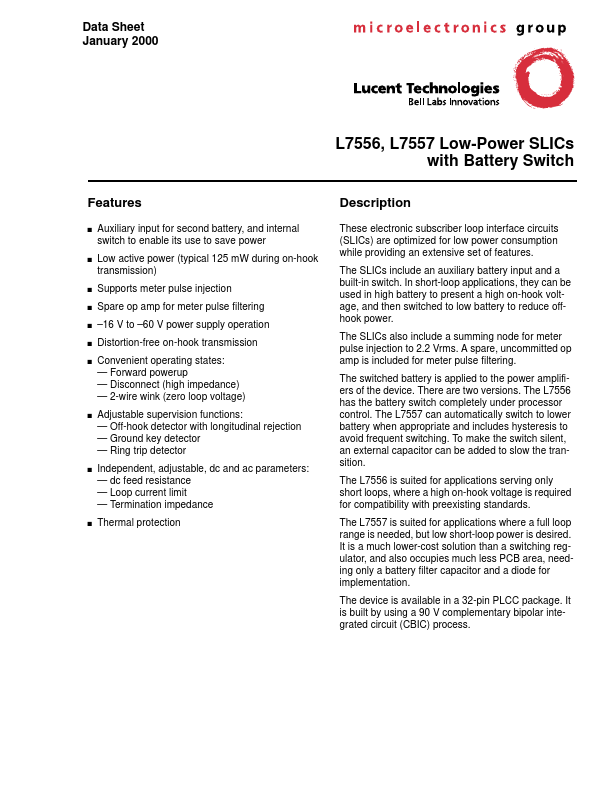 L7557 Lucent Technologies
