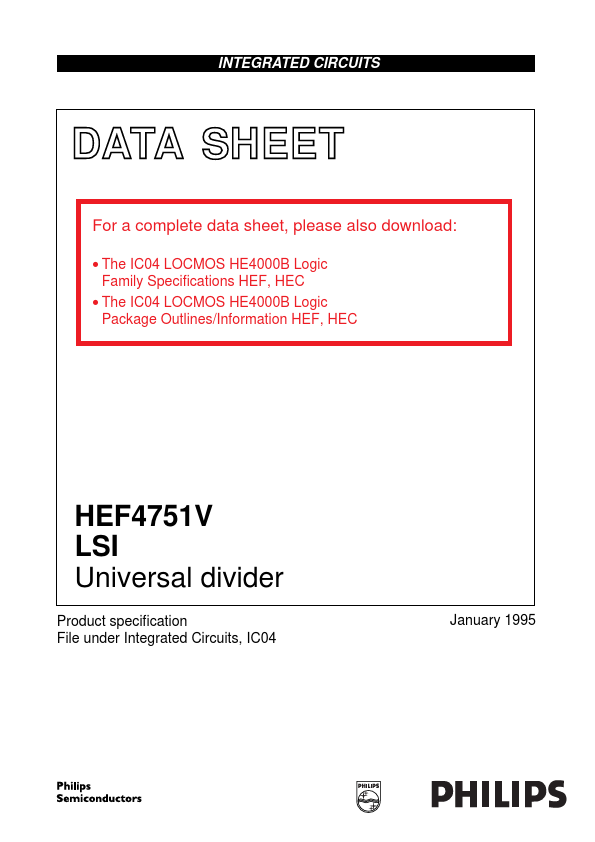 <?=HEF4751V?> डेटा पत्रक पीडीएफ