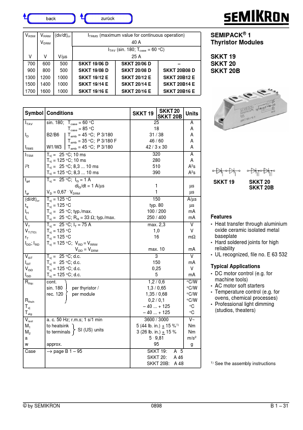 SKKT20B16E ETC