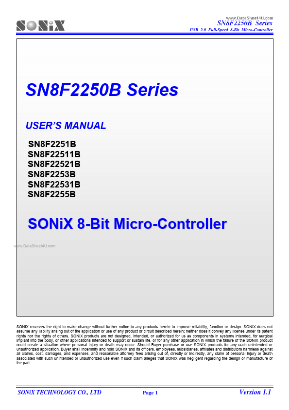 SN8F2255B