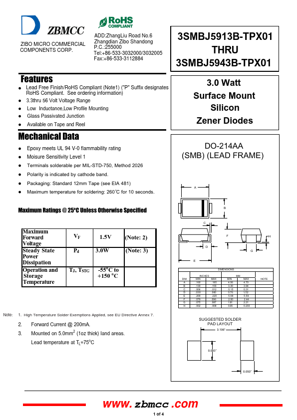 3SMBJ5918B-TPX01