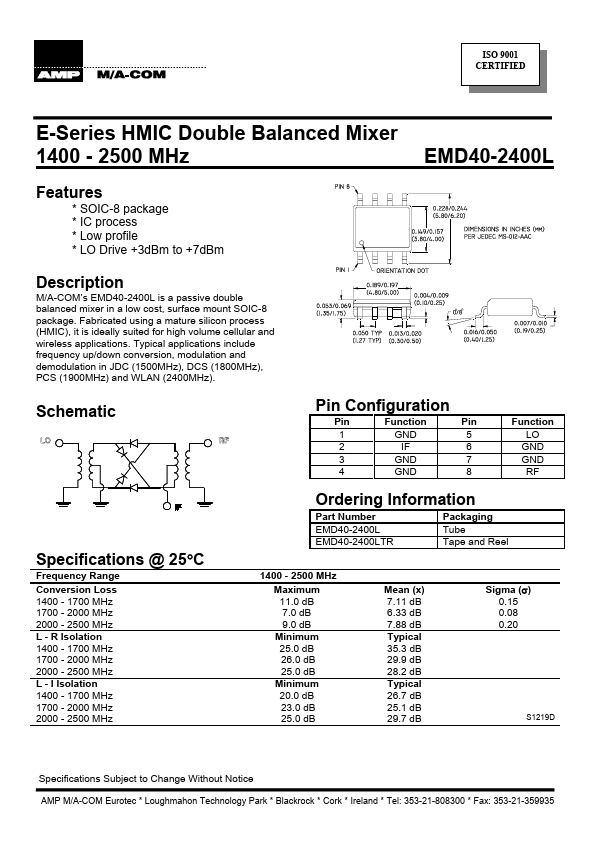 <?=EMD40-2400L?> डेटा पत्रक पीडीएफ