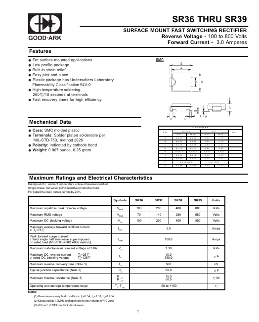 SR39 GOOD-ARK Electronics