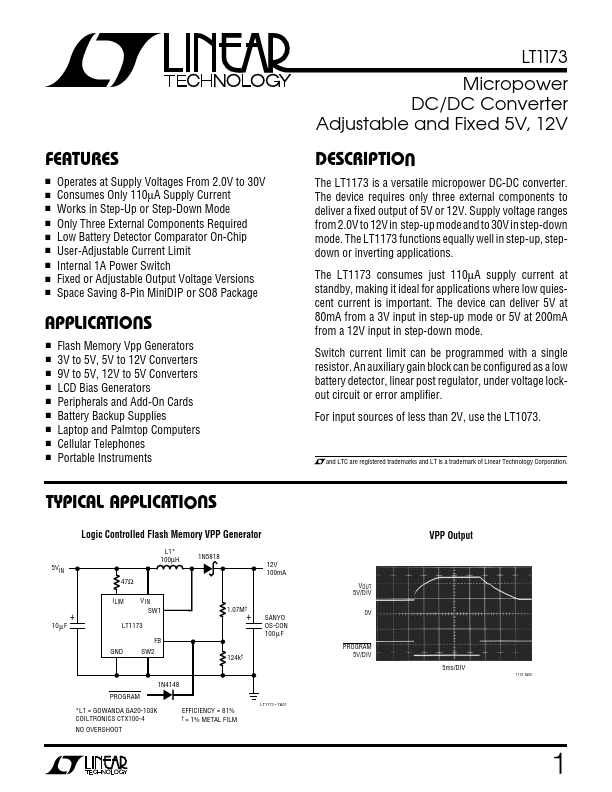 LT1173 Linear Technology