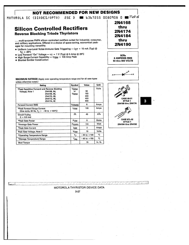 2N4172 Motorola  Inc