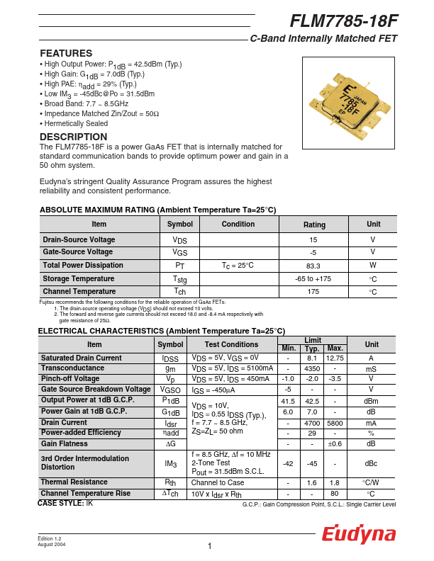 FLM7785-18F SUMITOMO