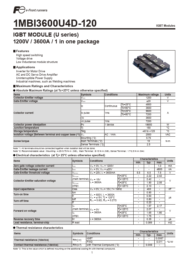 1MBI3600U4D-120