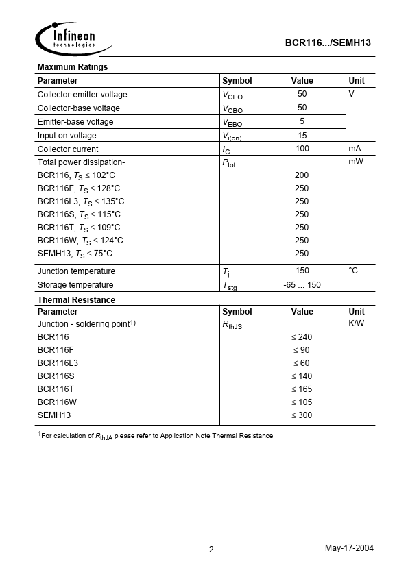 BCR116F