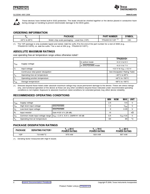 TPA2031D1